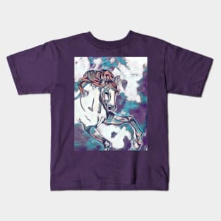 Vintage Fantasy Horse Kids T-Shirt